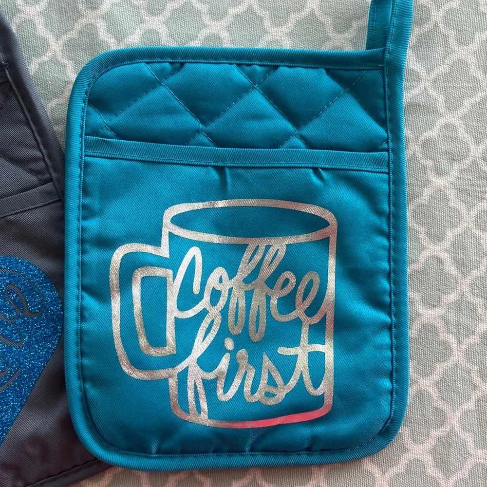 NEW Coffee First & Love Hot Pads